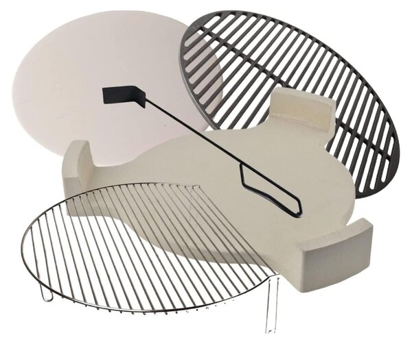 Kit di accessori per barbecue Kamado da 21 pollici