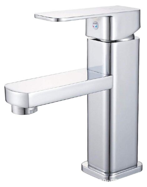 Rubinetto per lavabo in lega di rame, con acqua calda e fredda