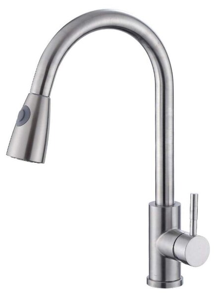 Rubinetto da cucina estraibile con acqua calda e fredda