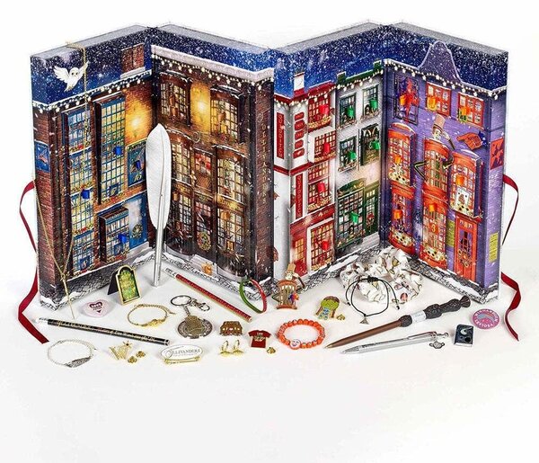 Calendario dell'Avvento di Harry Potter, ispirato a Diagon Alley