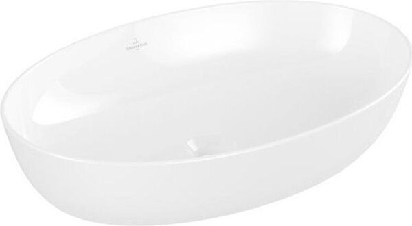 Vasque à poser Villeroy & Boch Artis, ovale, sans trop-plein, 610x410mm, 419861R1, 419861R1