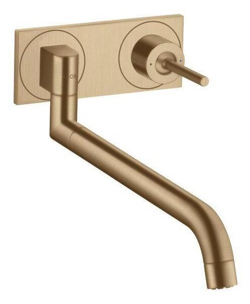 Miscelatore monocomando per lavello AXOR UNO² DN 15 UP per montaggio a parete bronzo spazzolato bronzo spazzolato