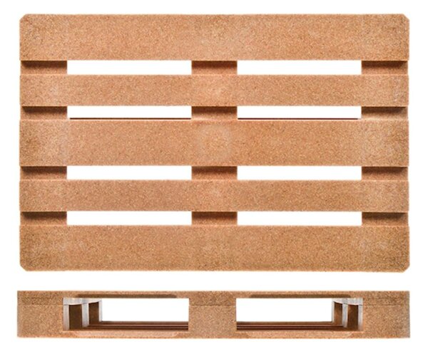 Vassoio bancale Simplybox in plastica marrone chiaro 20x30x4