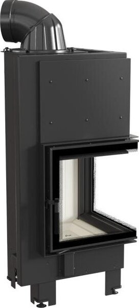 Inserto camino intelligente in acciaio KRATKI MBN destro 8 kW Ø 200 MSK GLASS