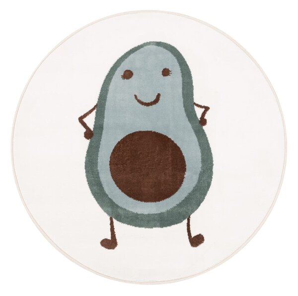 Tappeto per bambini color menta/avorio ø100 cm Avocado Mint – FD