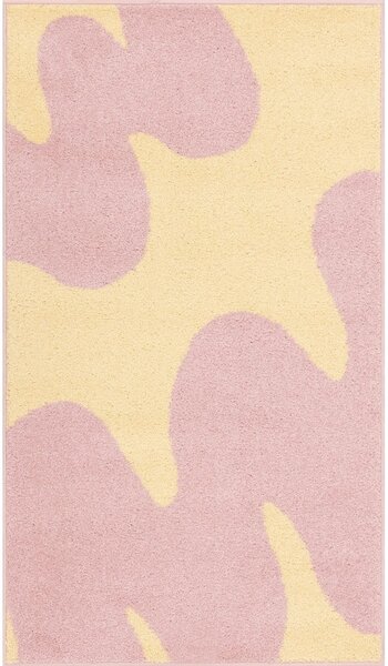 Tappeto per bambini giallo e rosa 120x170 cm Hugsy Vanilla – FD