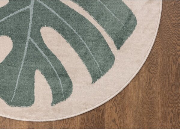 Tappeto per bambini verde e beige ø100 cm Deliciosa Malachite – FD