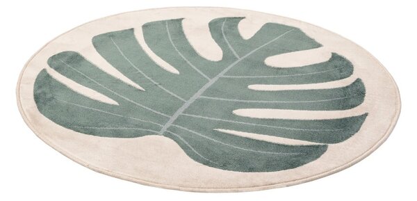 Tappeto per bambini verde e beige ø100 cm Deliciosa Malachite – FD