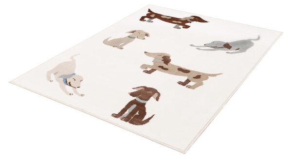 Tappeto per bambini avorio 80x150 cm Dogsie Pearl – FD