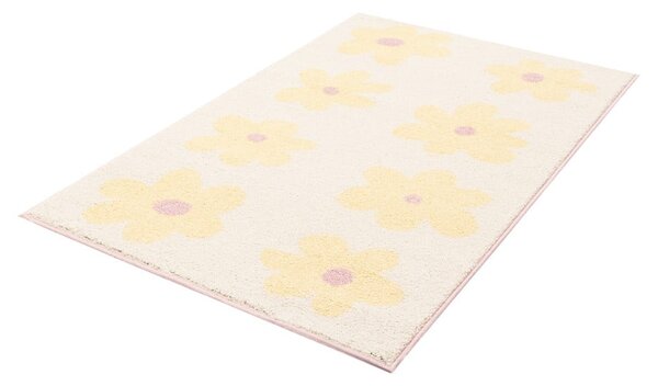 Tappeto per bambini giallo e avorio 120x170 cm Dazzy Vanilla – FD