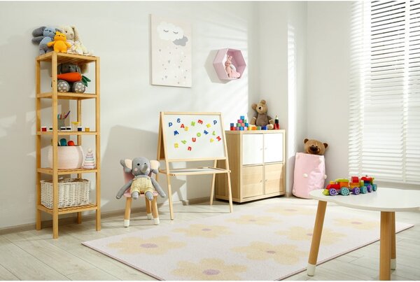 Tappeto per bambini giallo e avorio 120x170 cm Dazzy Vanilla – FD