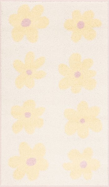 Tappeto per bambini giallo e avorio 120x170 cm Dazzy Vanilla – FD