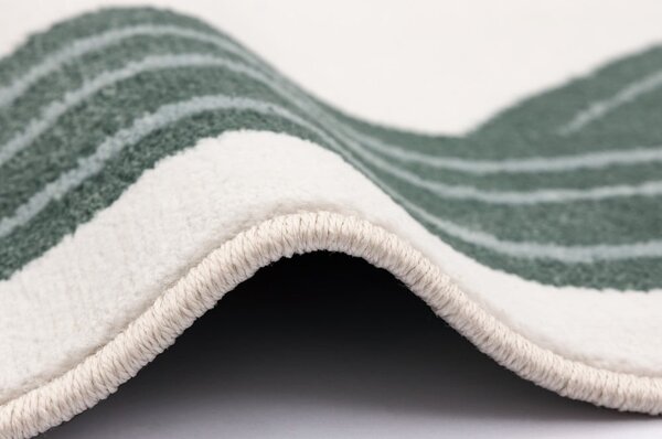 Tappeto per bambini verde e avorio 80x150 cm Cacto Malachite – FD