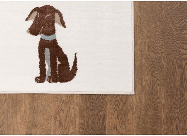 Tappeto per bambini avorio 80x150 cm Dogsie Pearl – FD