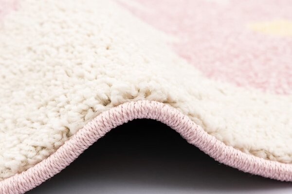 Tappeto per bambini rosa e avorio 160x230 cm Dazzy Rose – FD
