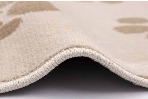 Tappeto per bambini beige ø100 cm Paws Light Beige – FD