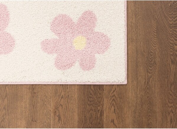 Tappeto per bambini rosa e avorio 160x230 cm Dazzy Rose – FD
