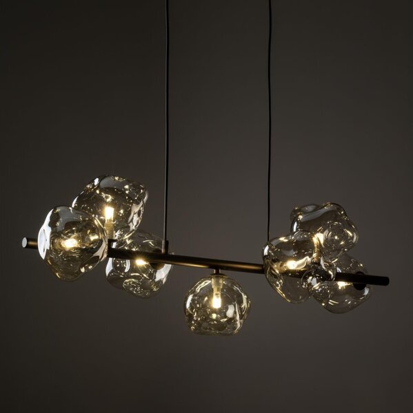 BRILAGI - Lampadario su cavo VULCANO 7xG9/8W/230V bronzo/beige fumé