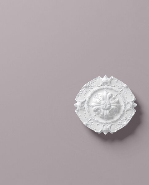 Rosone da soffitto NMC R6 ARSTYL Noel Marquet Elemento decorativo classico colore bianco diametro 42 cm