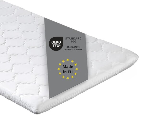 Topper ortopedico in visco-schiuma, 100 x 200 cm, per tutti i materassi, effetto memory foam, liebling