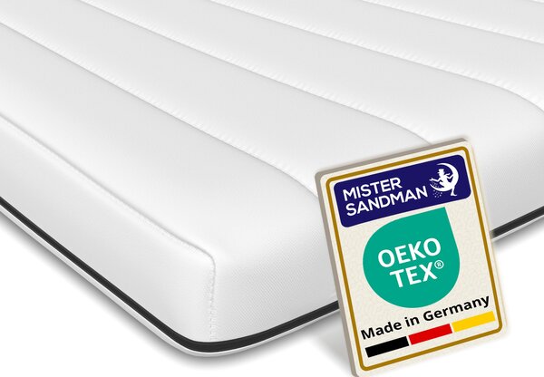 Topper - 80 x 190 cm - topper per materasso in schiuma fredda con rivestimento in microfibra lavabile OEKO-Tex Topper per materasso - 10 cm