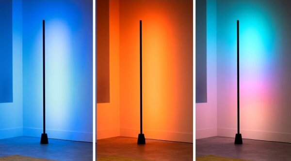 WiZ -LED RGBIC Lampada da terra dimmerabile GRADIENT LED/9,7W/230V 2700-6500K Wi-Fi