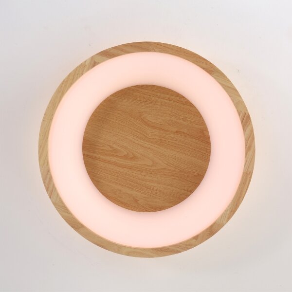 Brilagi-LED Plafoniera FALCON WOOD LED/30W/230V 3000/4000/6000K 45 cm legno
