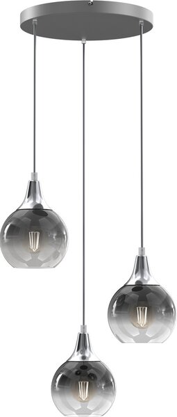 Monte Silver lampada a sospensione 3Xe27 plafoniera lampada a soffitto lampada a sospensione