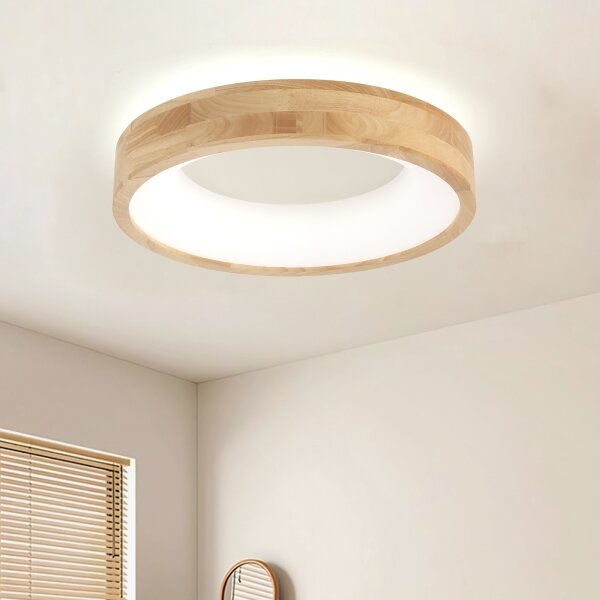 Brilagi-LED Plafoniera FALCON WOOD LED/30W/230V 3000/4000/6000K 45 cm legno