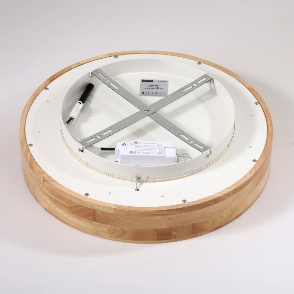 Brilagi-LED Plafoniera FALCON WOOD LED/30W/230V 3000/4000/6000K 45 cm legno