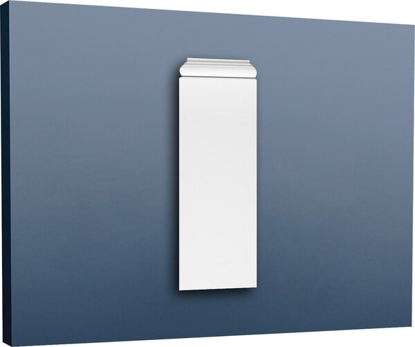 Orac Decor K202 Luxxus Stucco Pilastro Elemento decorativo in schiuma rigida leggera e stabile Bianco | 54 Cm