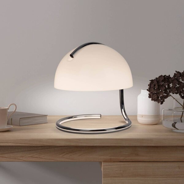 Näve Lampada da tavolo Burano, Bianco / Opale, Soggiorno / Sala da pranzo, Vetro, Vintage, Lampada da tavolo