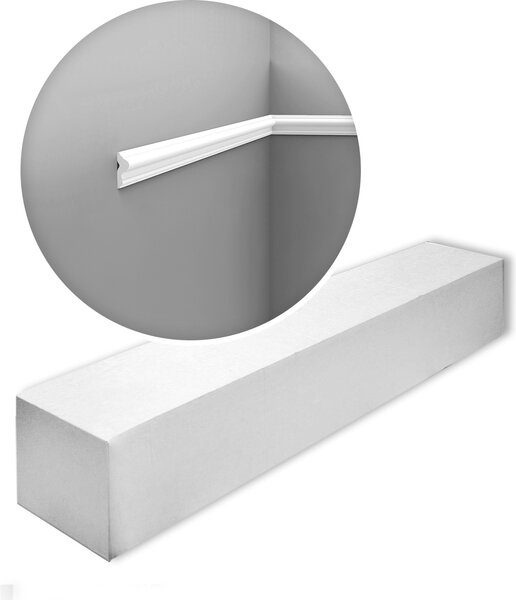 Orac Decor PX201-box AXXENT 1 cartone con 80 strisce decorative Rivestimento murale stile classico colore bianco | 160 m