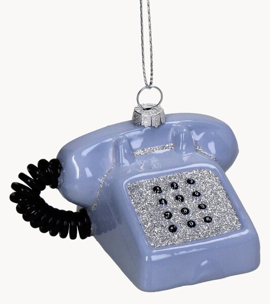 Pallina di Natale in vetro Retro Phone