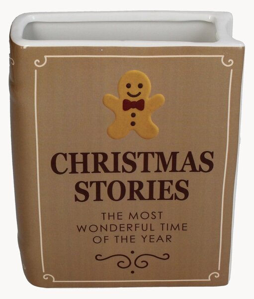 Vaso in dolomite Christmas Stories, alt. 18 cm