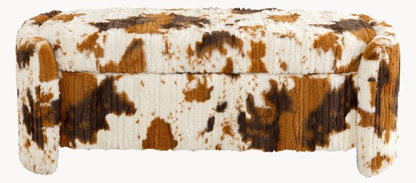 Panca contenitore imbottita Cow
