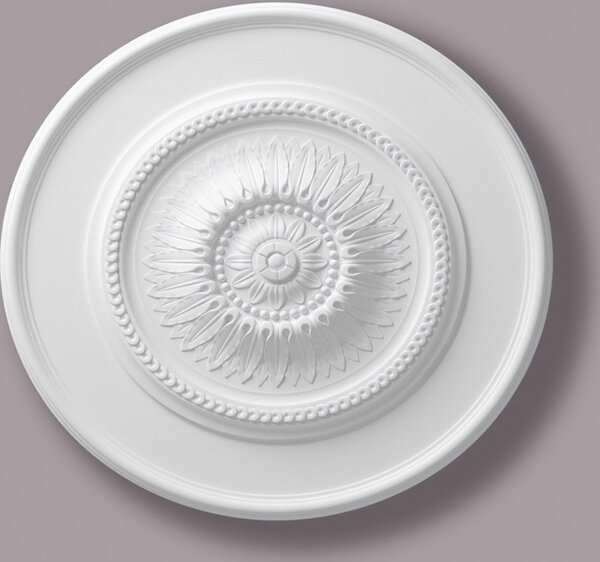 Rosone da soffitto NMC R20 ARSTYL Noel Marquet Elemento decorativo classico colore bianco diametro 75,5 cm