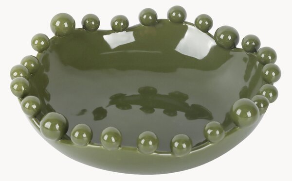 Ciotola decorativa in ceramica Cadiz Dotty Waved