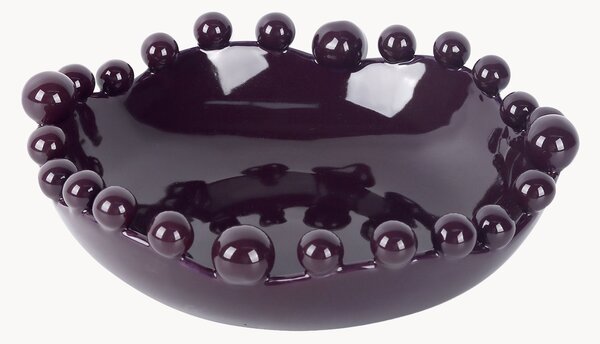 Ciotola decorativa in ceramica Cadiz Dotty Waved