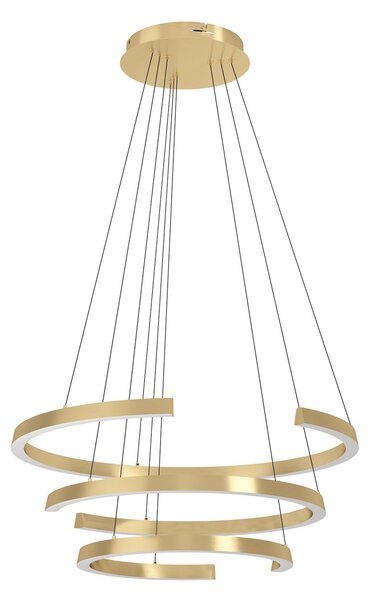 Lampada a sospensione Stars of Light, Labonete, dimmerabile, Dorato / Ottone, Soggiorno, Alluminio, Moderno