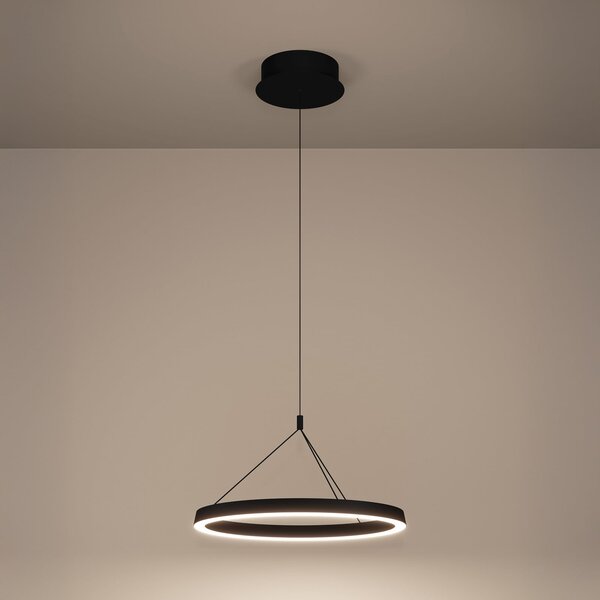 Lampada a sospensione Stars of Light, Canyamel, dimmerabile, Nero, Soggiorno, Alluminio, Moderno