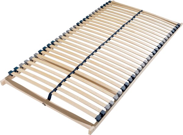Rete a 7 doghe in faggio 80x200 con 28 doghe Telaio di base in faggio Autoassemblaggio LGA