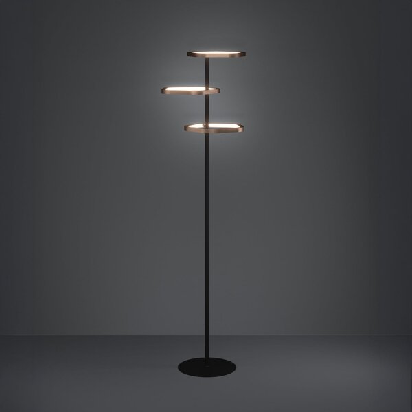 Lampada da terra Stars of Light, Estrella, dimmerabile, Bronzo / Ottone anticato, Soggiorno, Metallo, Moderno