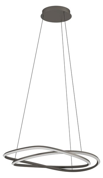 Lampada a sospensione Stars of Light, Guntin, dimmerabile, Grigio, Soggiorno, Metallo, Moderno