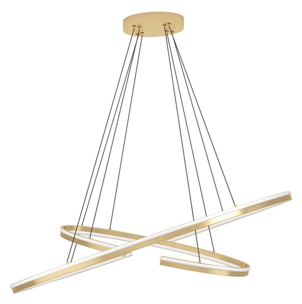 Lampada a sospensione Stars of Light, Bogado, dimmerabile, Dorato / Ottone, Soggiorno, Metallo, Moderno