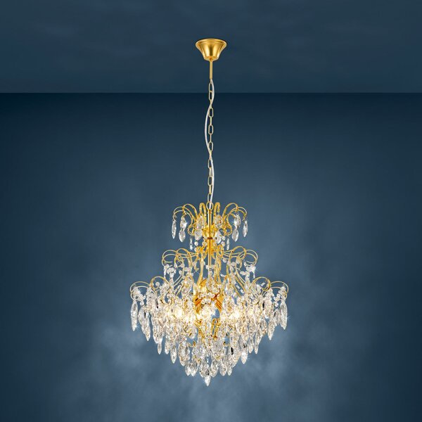 Lampadari Stars of Light, Fenoullet, dimmerabile, Dorato / Ottone, Soggiorno, Vetro