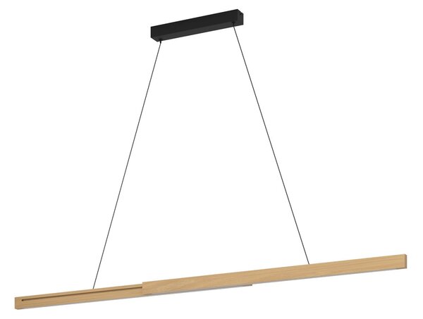 Lampada a sospensione Stars of Light, Montebuono, dimmerabile, Dorato / Ottone, Soggiorno, Alluminio, Moderno