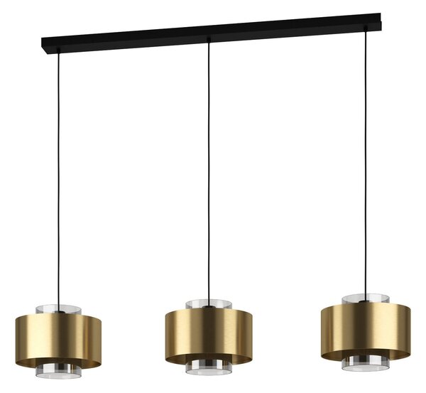Lampada a sospensione Stars of Light, Dugla, dimmerabile, Dorato / Ottone, Soggiorno, Vetro, Moderno