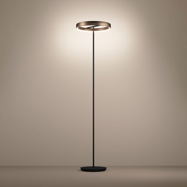 Lampada da terra Stars of Light, Trabuco, dimmerabile, Marrone / Ruggine, Soggiorno, Alluminio, Moderno