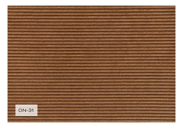 Divano letto in velluto a coste color mattone (variabile) Lazy Lukka - Miuform